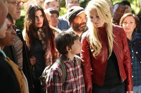 Mig Macario, Lee Arenberg, Jennifer Morrison, Meghan Ory, Raphael Sbarge, and Jared Gilmore in Once Upon a Time (2011)