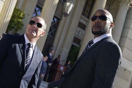 Henry Simmons and Clark Gregg in Agents of S.H.I.E.L.D. (2013)