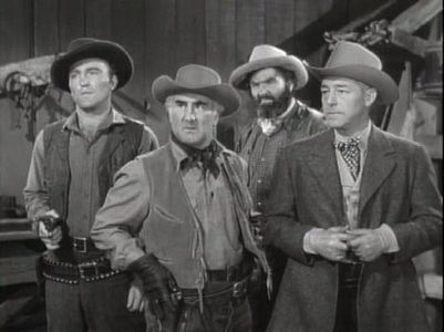 Lane Bradford, Kenne Duncan, Tudor Owen, and Duke York in The Lone Ranger (1949)