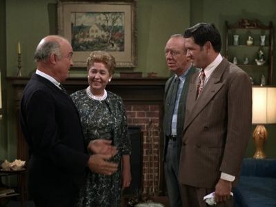 Paul Hartman, Mary Lansing, George Lindsey, and Dub Taylor in The Andy Griffith Show (1960)