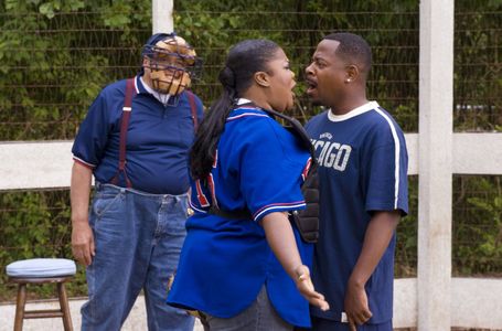 James Earl Jones, Martin Lawrence, and Mo'Nique in Welcome Home, Roscoe Jenkins (2008)