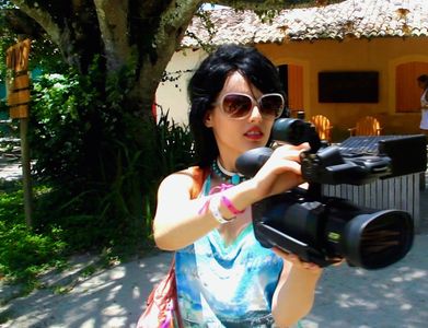 Andreea Boyer filming in Brazil