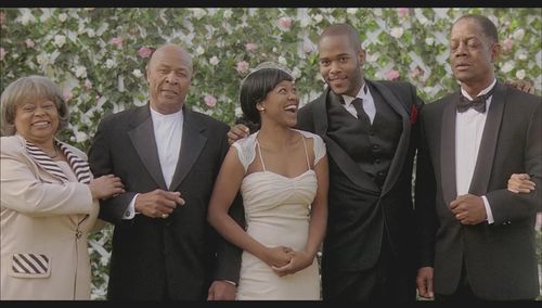 Reatha Grey, John C. Johnson, Billy Mayo, Danièle Watts, and Brandon Greenhouse in The Strange Thing About the Johnsons 