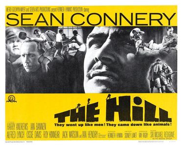 Sean Connery, Harry Andrews, Norman Bird, and Ian Hendry in The Hill (1965)