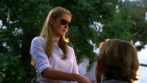 Louise Lombard and A.J. Trauth in CSI: Crime Scene Investigation (2000)