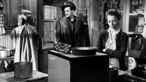 Steven Hill, Betty Lou Holland, and Kim Stanley in The Goddess (1958)