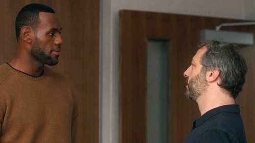 Judd Apatow and LeBron James in Conan (2010)