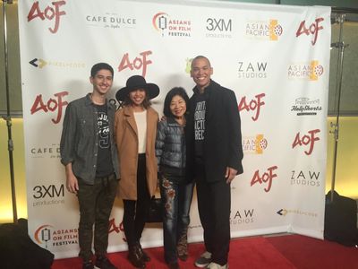 Brendan Calton, Rachel Leyco, Amazing Actress and Christopher Aguilar at Asians on Film Festival in Los Angeles