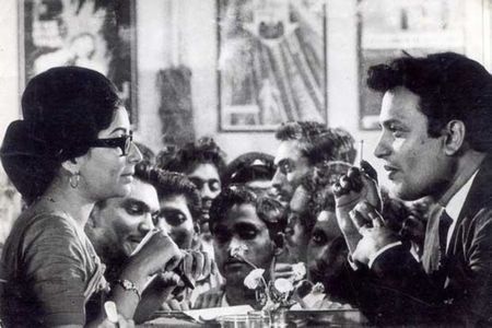 Uttam Kumar and Sharmila Tagore in Nayak: The Hero (1966)