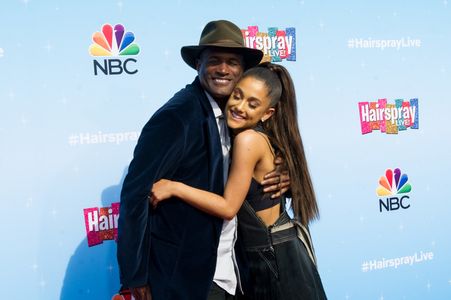 Kenny Leon and Ariana Grande at an event for Hairspray Live! (2016)