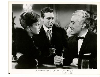 Cesar Romero, Paul Burke, and Luciana Paluzzi in Five Fingers (1959)