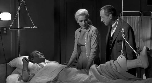 Alan Ladd, Dolores Dorn, and Kenneth MacKenna in 13 West Street (1962)