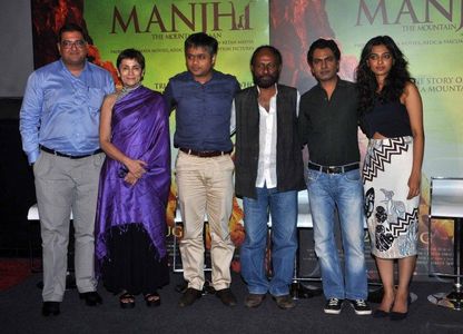 Ketan Mehta, Deepa Sahi, Nawazuddin Siddiqui, and Radhika Apte at an event for Manjhi: The Mountain Man (2015)