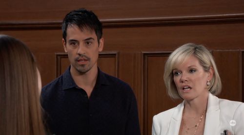 Marcus Coloma and Maura West, General Hospital (ABC)