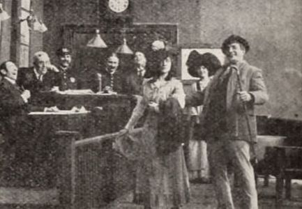 William Bechtel, Robert Brower, and Mary Fuller in Josh and Cindy's Wedding Trip (1911)