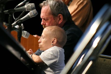 Terry Gilliam and Verne Troyer at an event for The Imaginarium of Doctor Parnassus (2009)