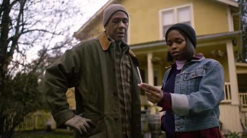 Scott Lawrence and Aziza Scott in Home Before Dark: Just a Bird (2021)