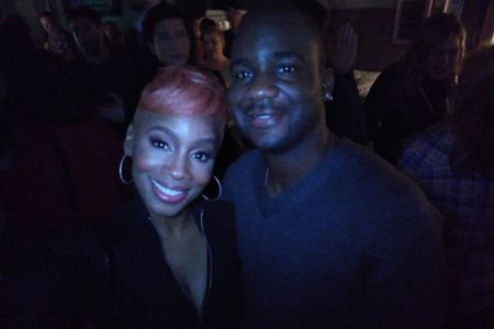 Still of Anika Noni Rose and Ramfis Myrthil at after party for 