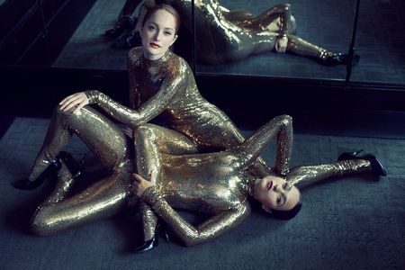 With actress Lotte Verbeek for Linda. Magazine