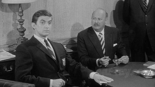 Laurie Main and Jay Sheffield in The Three Stooges Go Around the World in a Daze (1963)