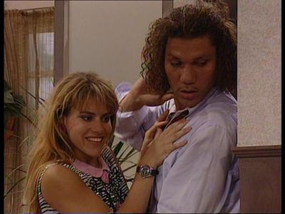 Kenneth Herdigein and Ellen Ten Damme in We zijn weer thuis (1989)