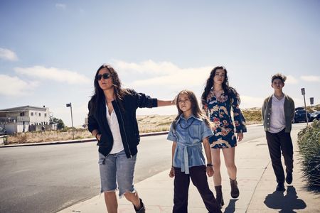 Pamela Adlon, Mikey Madison, Hannah Riley, and Olivia Edward in Better Things (2016)