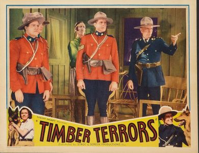 Harry Beery, Frank Lackteen, John Preston, Tiny Skelton, and Francis Walker in Timber Terrors (1935)