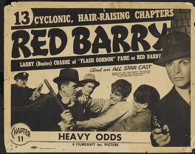 Buster Crabbe, William Gould, and William Ruhl in Red Barry (1938)
