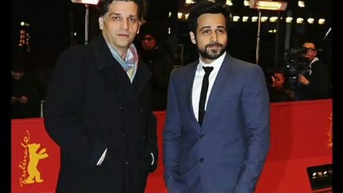 Danis Tanovic and Emraan Hashmi at an event for Tigers (2014)