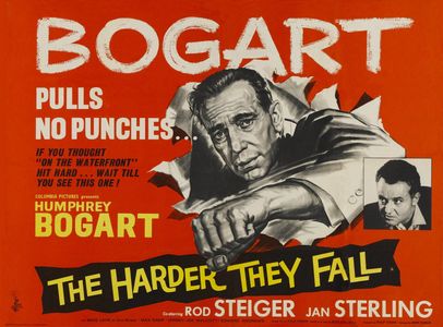 Humphrey Bogart and Rod Steiger in The Harder They Fall (1956)