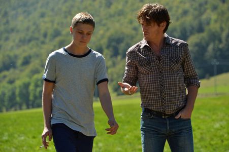 Benoît Magimel and Rod Paradot in Standing Tall (2015)