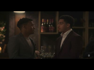 Grant Hall and Marcus Scribner in Grown-Ish