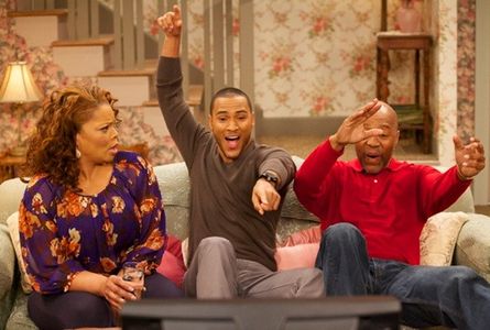 Kendra C. Johnson, Palmer Williams Jr., and Andre Hall in Love Thy Neighbor (2013)