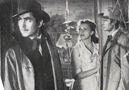 Tyrone Power, Randolph Scott, and Nancy Kelly in Jesse James (1939)