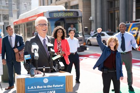 Holly Hunter, Ted Danson, and Vella Lovell in Mr. Mayor (2021)