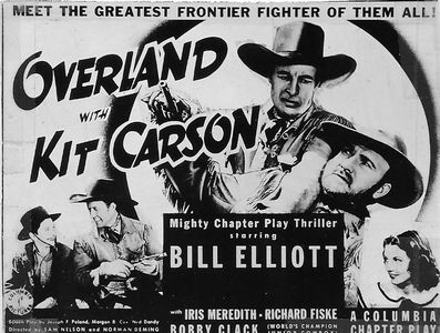 Bobby Clack, Bill Elliott, Olin Francis, and Iris Meredith in Overland with Kit Carson (1939)
