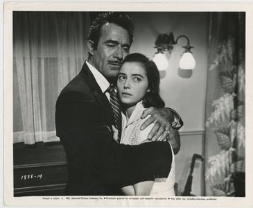 Marisa Pavan and Gilbert Roland in The Midnight Story (1957)