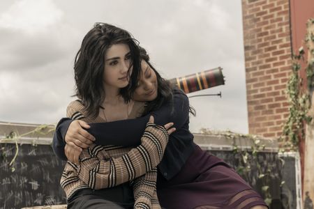 Aliyah Royale and Alexa Mansour in The Walking Dead: World Beyond (2020)
