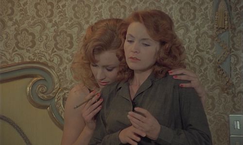 Patrizia Gori and Malisa Longo in Helga, She Wolf of Stilberg (1978)