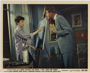 James Stewart and Janice Rule in Bell Book and Candle (1958)