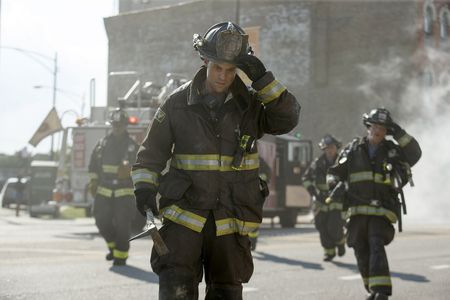 Jesse Spencer and Christian Stolte in Chicago Fire (2012)