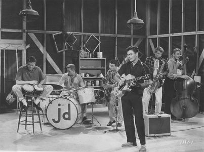 Troy Donahue, John Wilder, Rod McKuen, John Saxon, Hylton Socher, and Bob Courtney in Summer Love (1957)