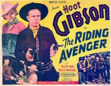 June Gale and Hoot Gibson in The Riding Avenger (1936)