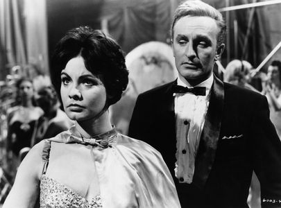Anton Diffring and Erika Remberg in Circus of Horrors (1960)