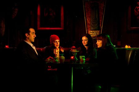 Carla Gugino, Alexis Bledel, Michelle Ryan, and John Colella in Girl Walks Into a Bar (2011)