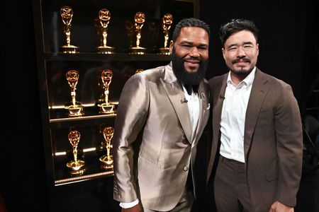 Anthony Anderson and Randall Park at an event for The 72nd Primetime Emmy Awards (2020)