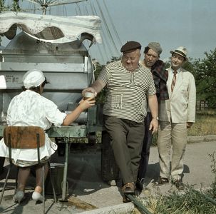 Evgeniy Morgunov, Yuriy Nikulin, and Georgiy Vitsin in Kidnapping, Caucasian Style (1967)