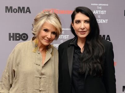 Marina Abramovic and Sheila Nevins at an event for Marina Abramovic: The Artist Is Present (2012)