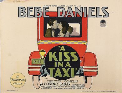 Bebe Daniels and Douglas Gilmore in A Kiss in a Taxi (1927)