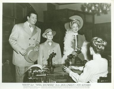 Jack Carson, Barbara Bates, Robert Ellis, and Ann Sothern in April Showers (1948)